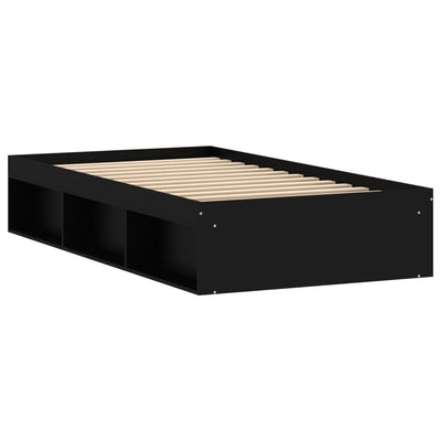 Bed Frame Black 100x200 cm