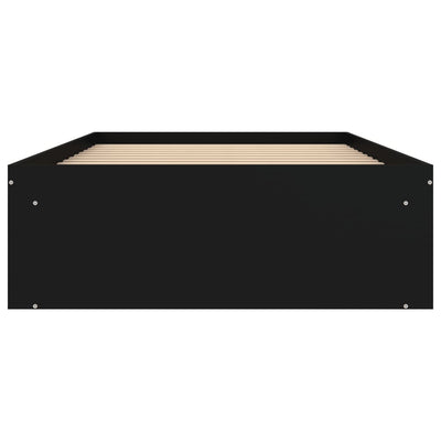 Bed Frame Black 100x200 cm