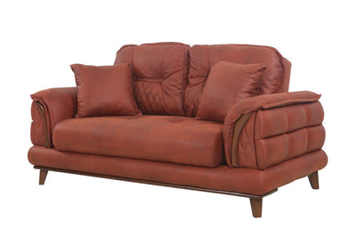 MONACO LUXURY Fabric 3+2 SofaBed - Tan Colour