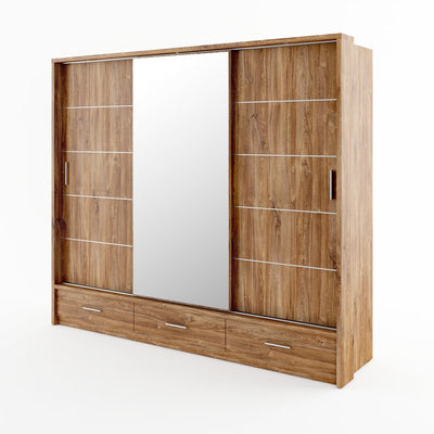 Arti 1 - 3 Sliding Door Wardrobe 250cm