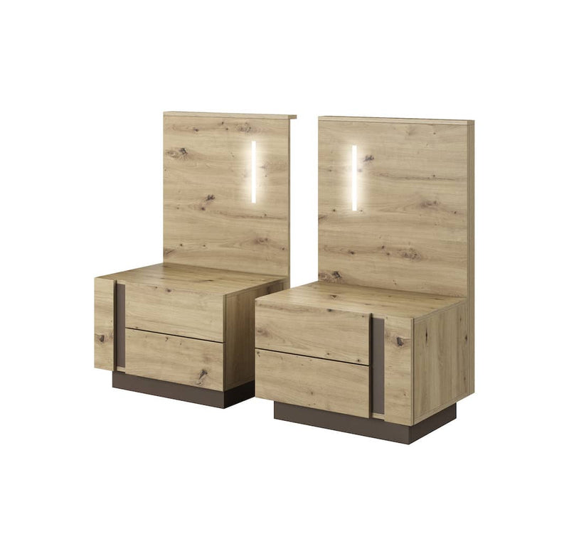 Arco Bedside Cabinets 60cm [Set Of Two]