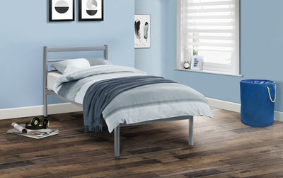 Alpen Small Double Bed 120cm Aluminium