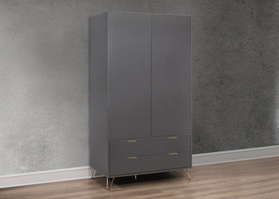 Arlo 2 Door 2 Drawer Wardrobe