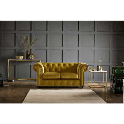 Ashbourne Velvet Chesterfield 2 Seater Sofa