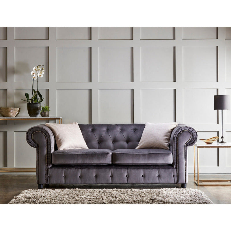 Ashbourne Velvet Chesterfield 2 Seater Sofa