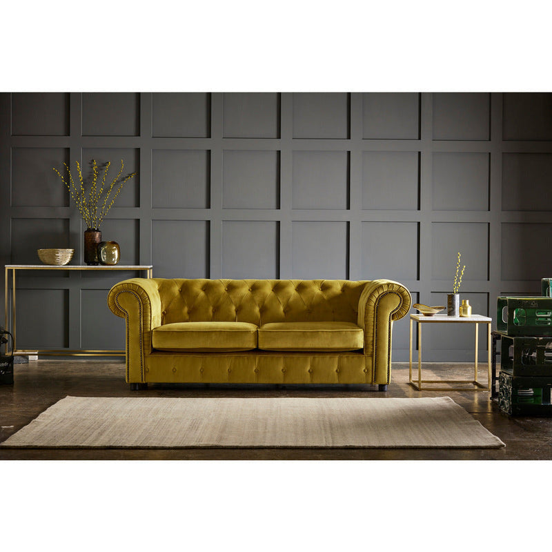 Ashbourne Velvet Chesterfield 3 Seater Sofa