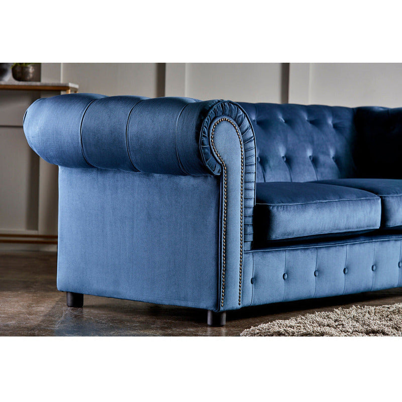 Ashbourne Velvet Chesterfield 2 Seater Sofa