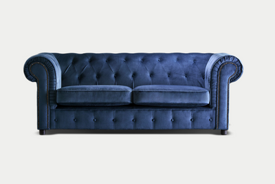 Aspen 3 Seater Velvet Chesterfield Sofa