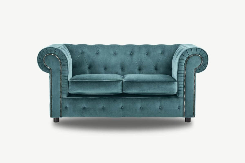 Aspen 2 Seater Velvet Chesterfield Sofa