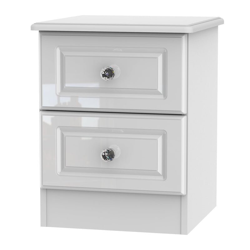 Balmoral 2 Drawer Bedside Cabinet