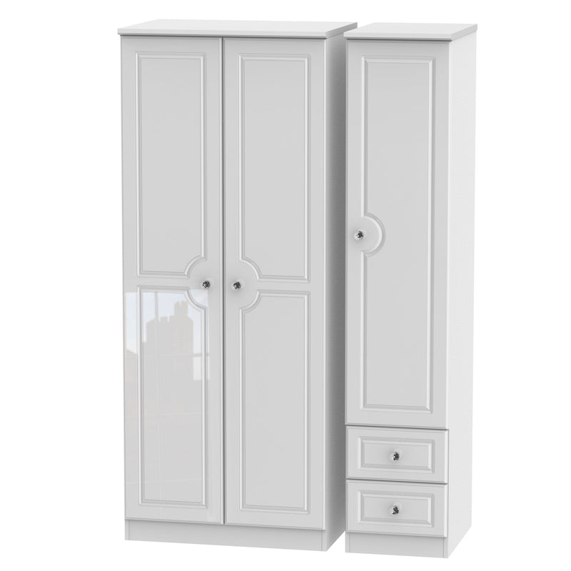 Balmoral 3 Door 2 Right Drawer Wardrobe