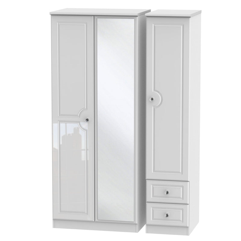 Balmoral 3 Door 2 Right Drawer Combi Wardrobe