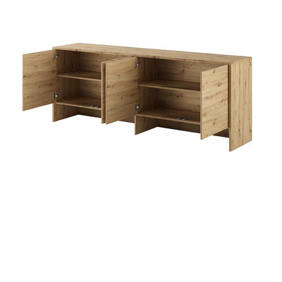 BC-05 Horizontal Wall Bed Concept 120cm With Storage Cabinet