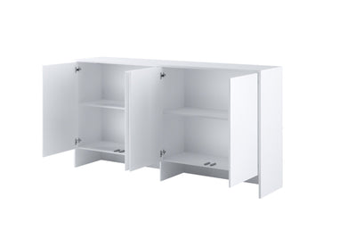 BC-06 Horizontal Wall Bed Concept 90cm With Storage Cabinet