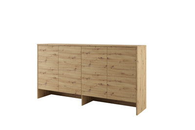 BC-06 Horizontal Wall Bed Concept 90cm With Storage Cabinet