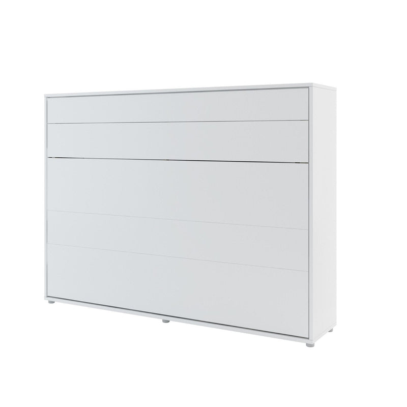 BC-04 Horizontal Wall Bed Concept 140cm With Storage Cabinet