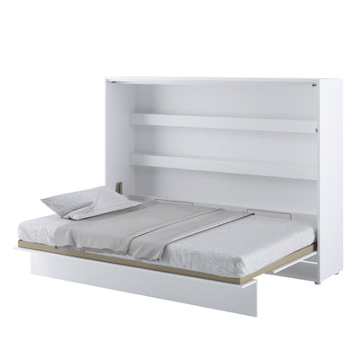 BC-04 Horizontal Wall Bed Concept 140cm With Storage Cabinet