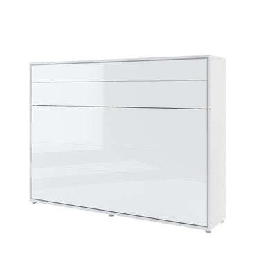 BC-04 Horizontal Wall Bed Concept 140cm With Storage Cabinet