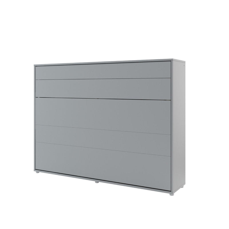 BC-04 Horizontal Wall Bed Concept 140cm With Storage Cabinet