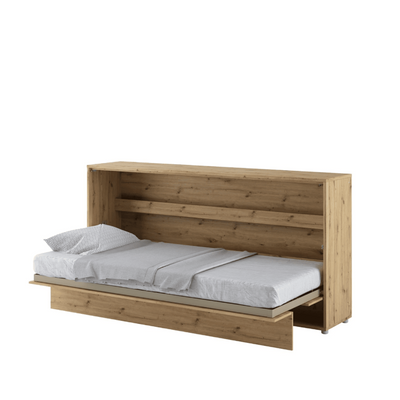 BC-06 Horizontal Wall Bed Concept 90cm With Storage Cabinet