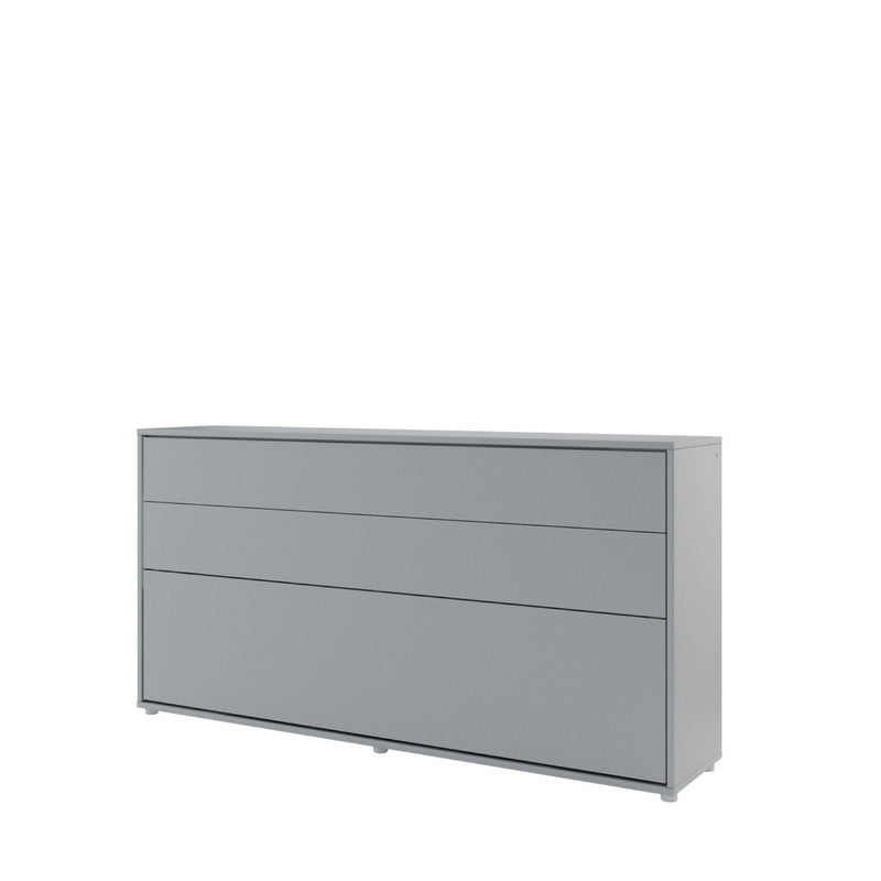 BC-06 Horizontal Wall Bed Concept 90cm With Storage Cabinet