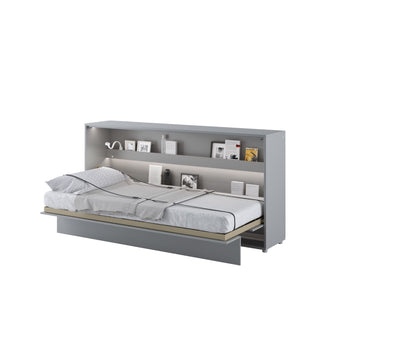 BC-06 Horizontal Wall Bed Concept 90cm With Storage Cabinet