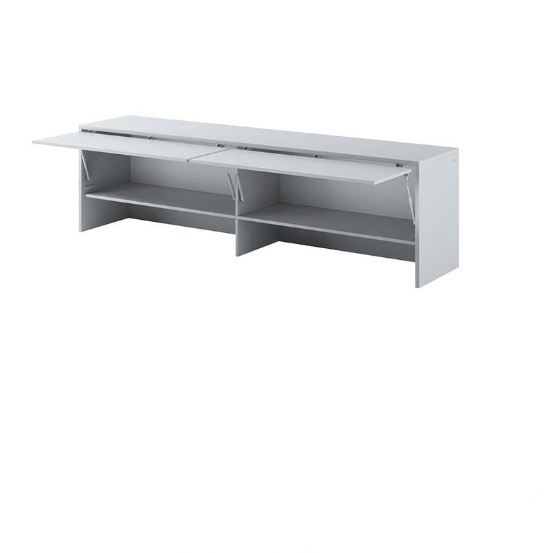 BC-04 Horizontal Wall Bed Concept 140cm With Storage Cabinet