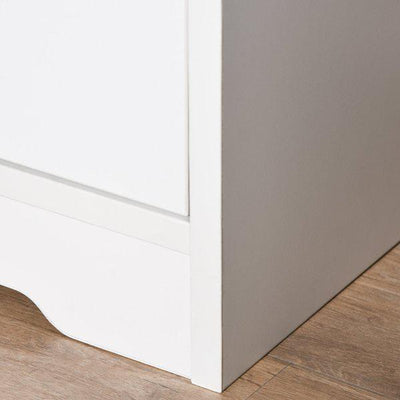 Bedside Table With 2 Drawers And Shelves Storage Organiser Bedroom Living