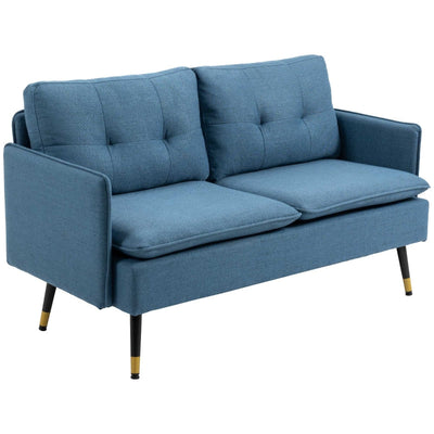 2 Seater Sofas For Living Room, Dark Blue