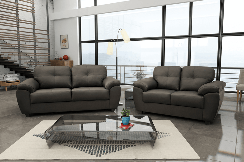 Cato 3 Seater Leather Sofa