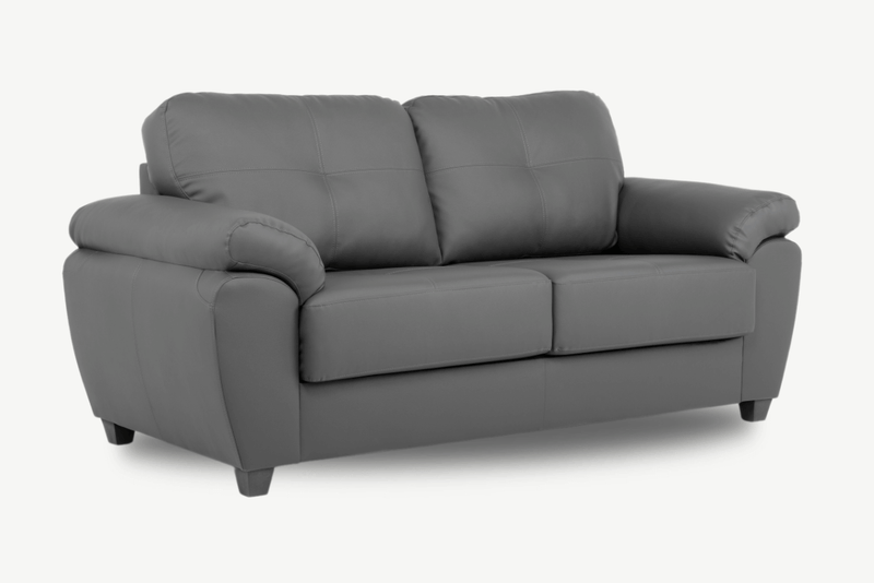 Cato 3 Seater Leather Sofa