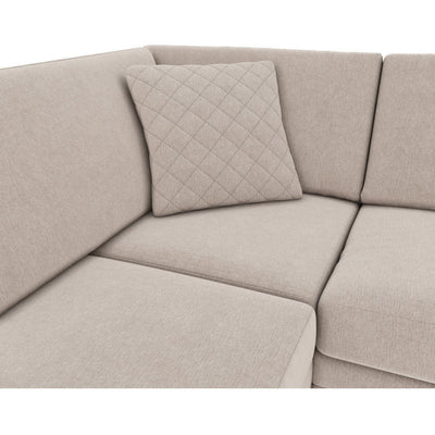 Quincy Soft Textured Corner Sofa