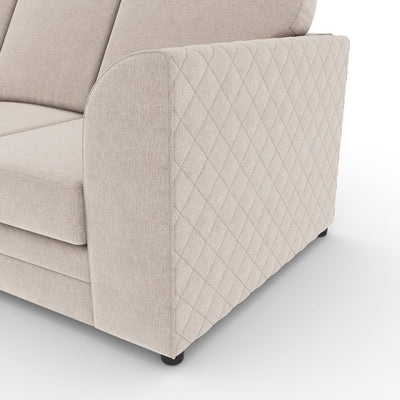 Quincy Soft Textured Corner Sofa