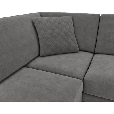 Quincy Soft Textured Corner Sofa