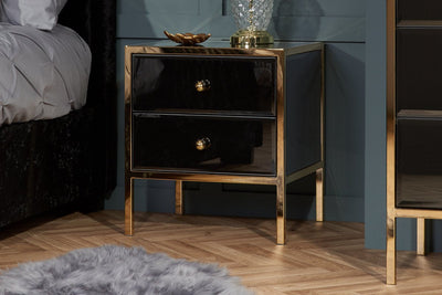 Fenwick 2 Drawer Bedside Table