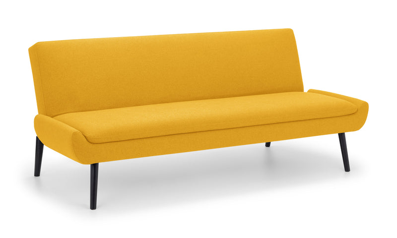 Gaudi Curled Base Sofabed - Mustard