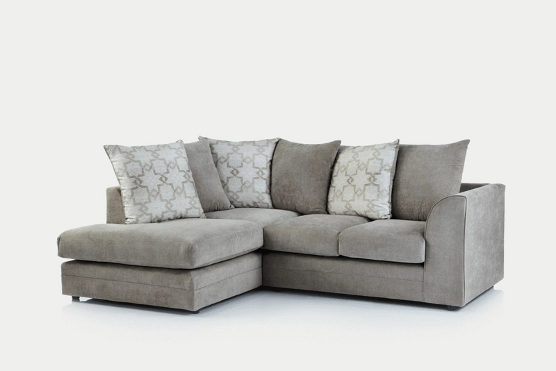 Gemma Lounger Fabric Corner Sofa