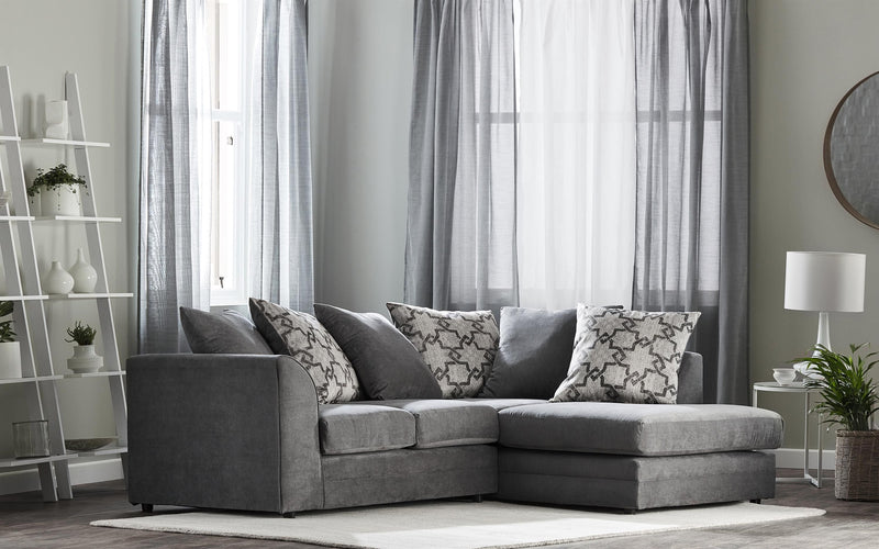 Gemma Lounger Fabric Corner Sofa