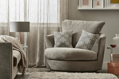 Gemma Lounger Fabric Corner Sofa