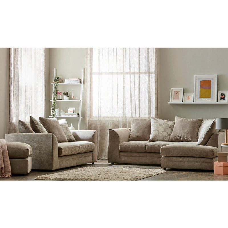 Grace Soft Textured Corner Sofa