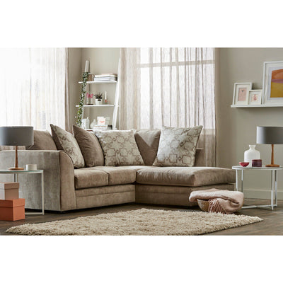 Grace Soft Textured Corner Sofa