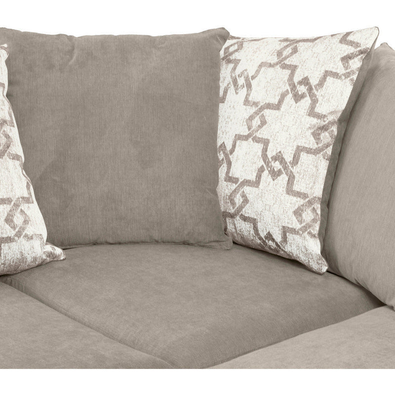 Grace Soft Textured Corner Sofa