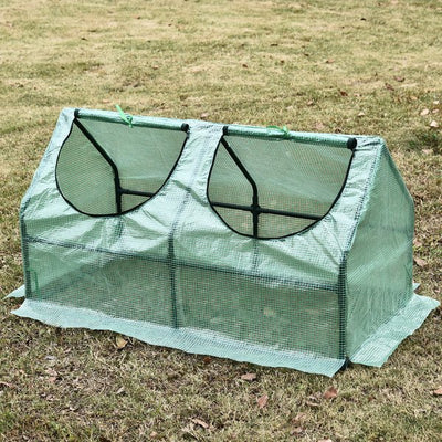 120Lx60Wx60H Cm, Greenhouse W/ 2 Windows - Green