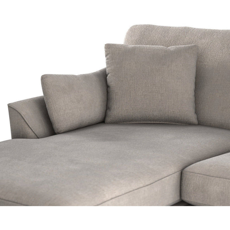 Hepburn Soft Linen Textured Corner Sofa