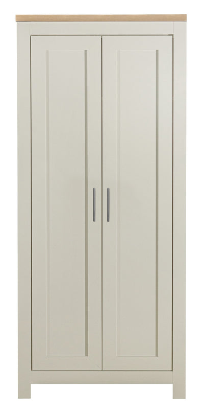 Highgate 2 Door Wardrobe - Cream & Oak