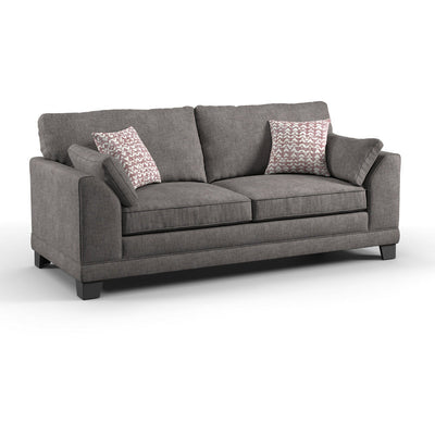 Hillard Natural Linen 3 Seater Sofa