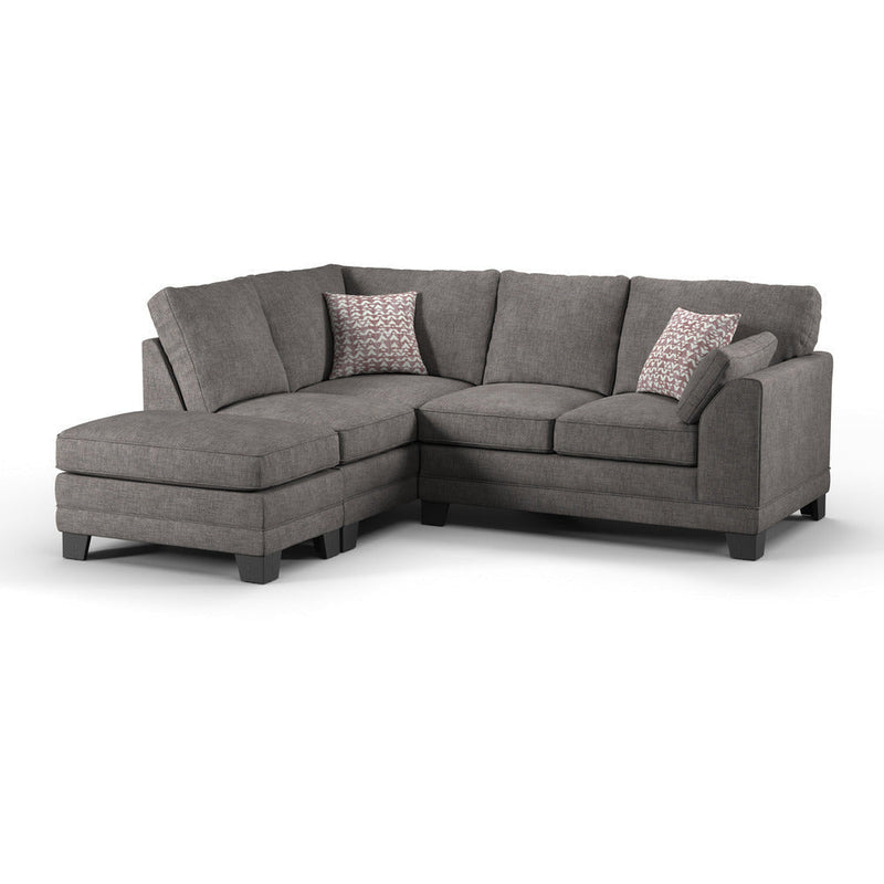 Hillard Natural Linen Corner Sofa