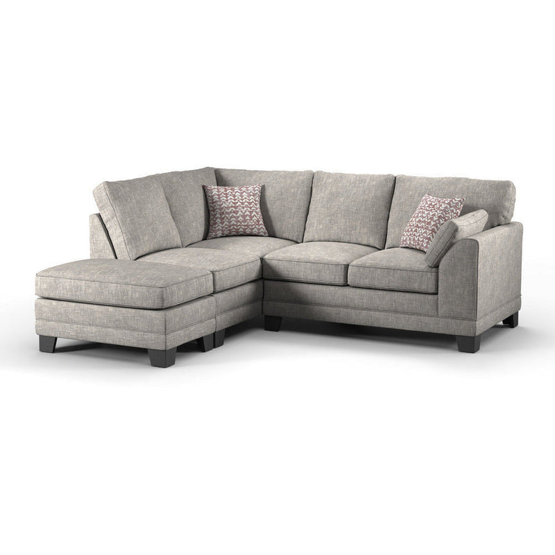 Hillard Natural Linen Corner Sofa