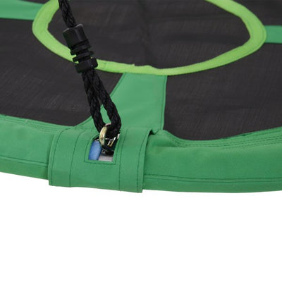 100x4.5H Cm. Kids Swing Outdoor Toys - Black/Green