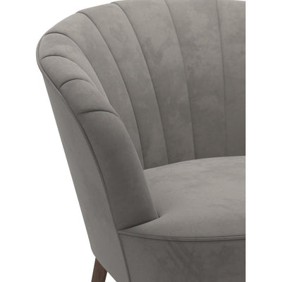 Lana Soft Touch Grey Sofa Chair